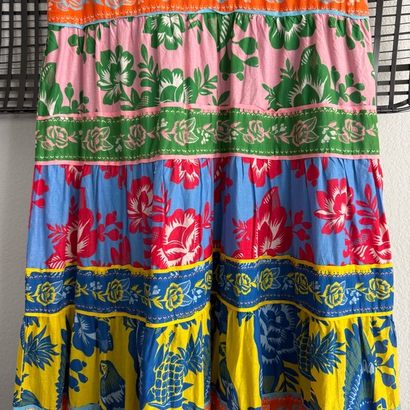 Farm Rio Lace Garden Mix Maxi Dress - Picture 4 of 10